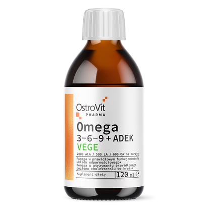 OstroVit Pharma Omega 3-6-9 + ADEK VEGE 120 ml