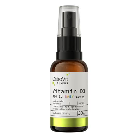 OstroVit Pharma Vitamiin D3 400 IU Baby spray 30 ml