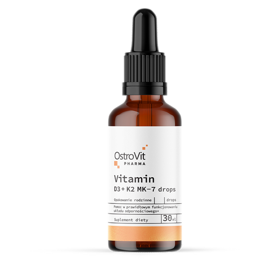 OstroVit Pharma Vitamin D3 + K2 MK-7 drops 30 ml