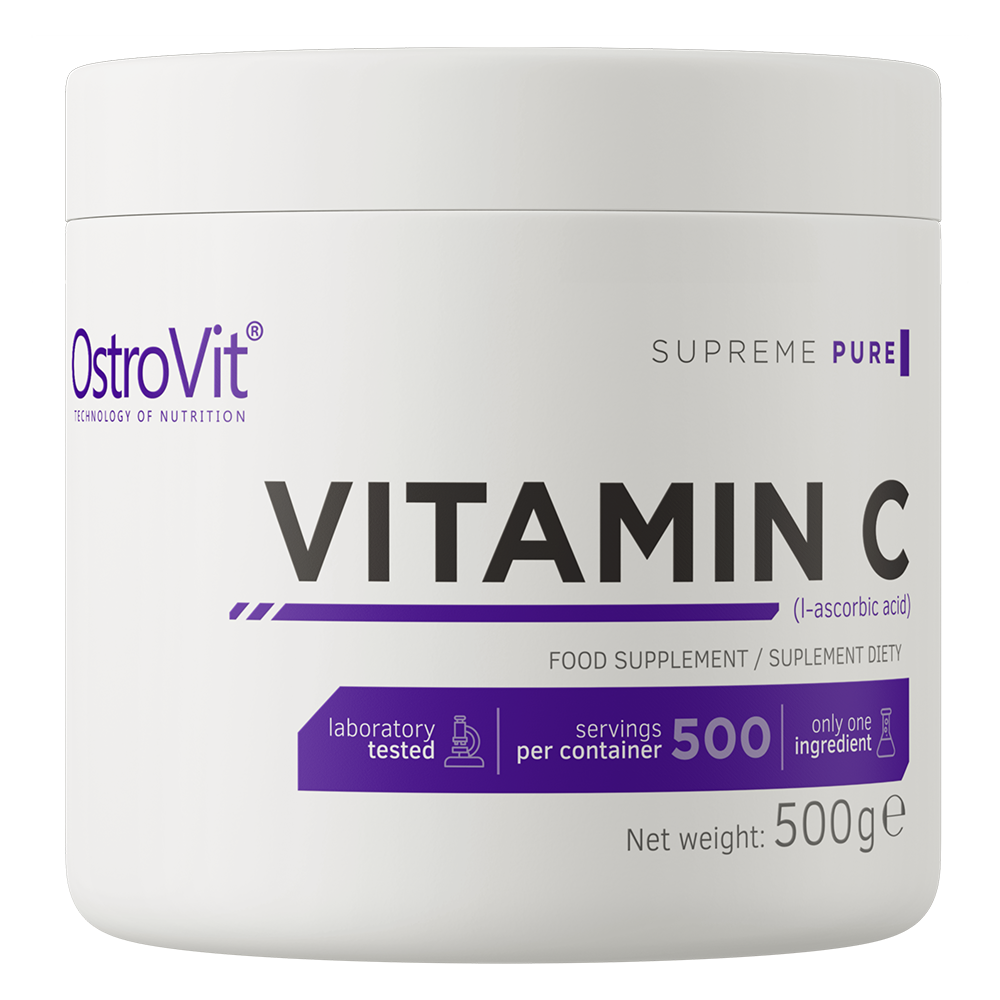 OstroVit Supreme Pure C-vitamiin 500 g, Looduslik