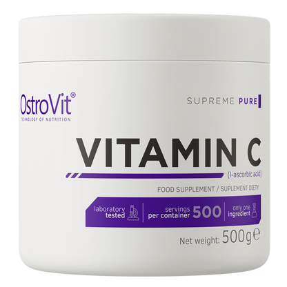 OstroVit Supreme Pure Vitamin C 500 g, Natural