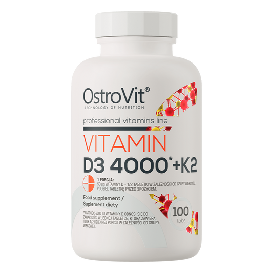OstroVit Vitamiin D3 4000 + K2 100 tab