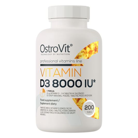 OstroVit Vitamiin D3 8000 IU 200 tab