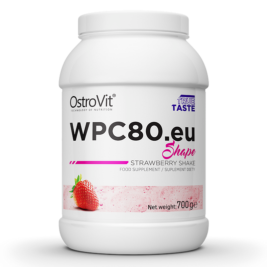 OstroVit WPC80.eu Shape 700 g, Strawberry shake