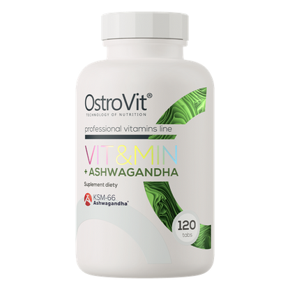 OstroVit VIT&MIN + Ashwagandha 120 tabs