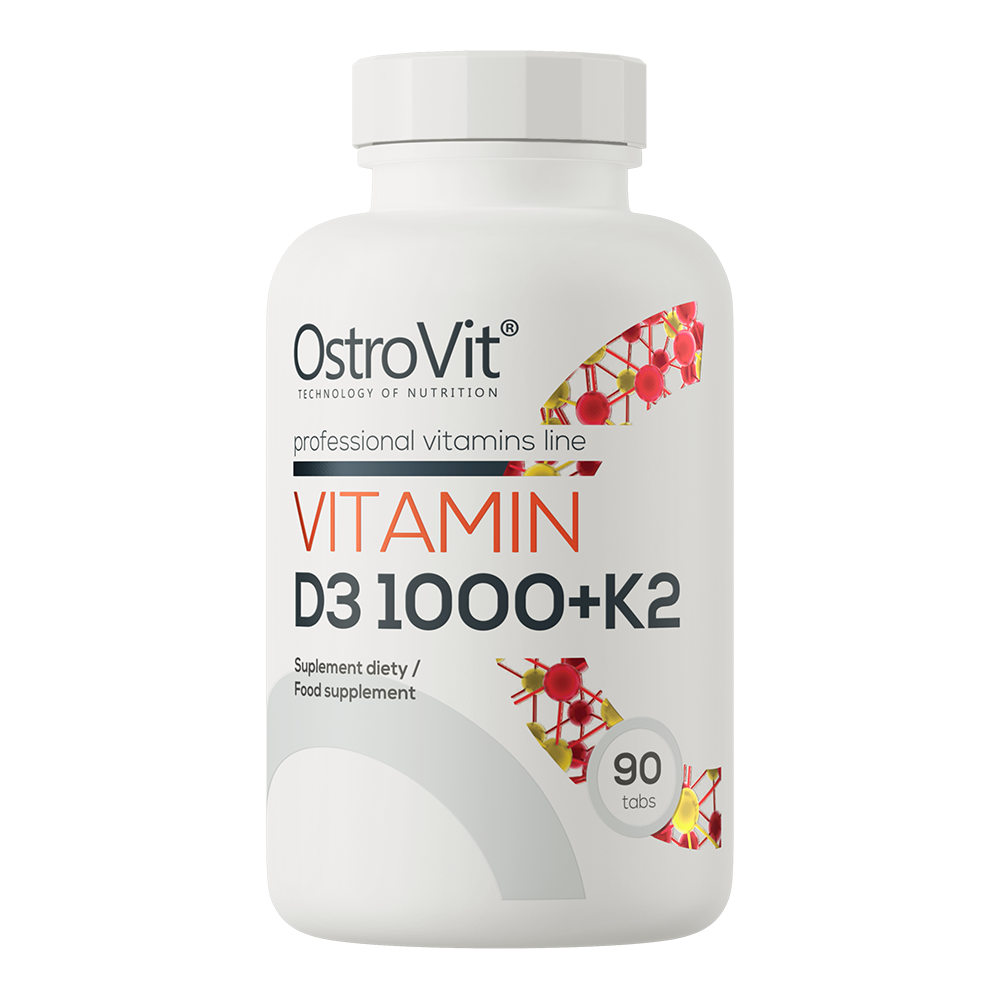 OstroVit Vitamiin D3 1000 IU + K2 90 tab