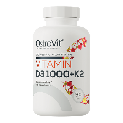 OstroVit Vitamiin D3 1000 IU + K2 90 tab