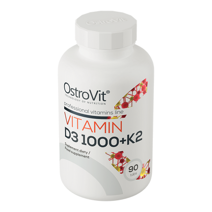 OstroVit Vitamin D3 1000 IU + K2 90 tabs