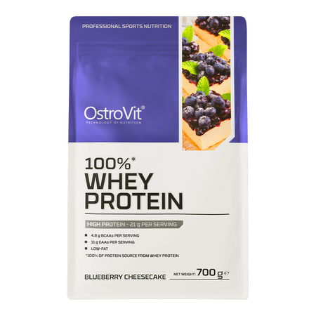 100% Whey Protein 700 g blueberry cheesecake